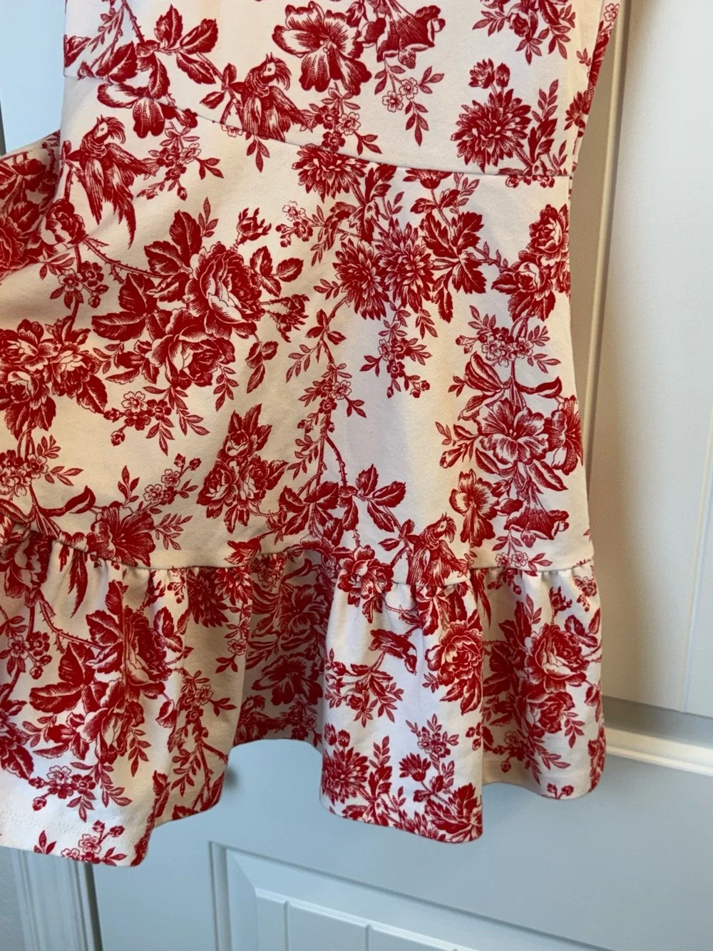 Janie and Jack American Girl collab Floral Toile Holiday Dress sz 8